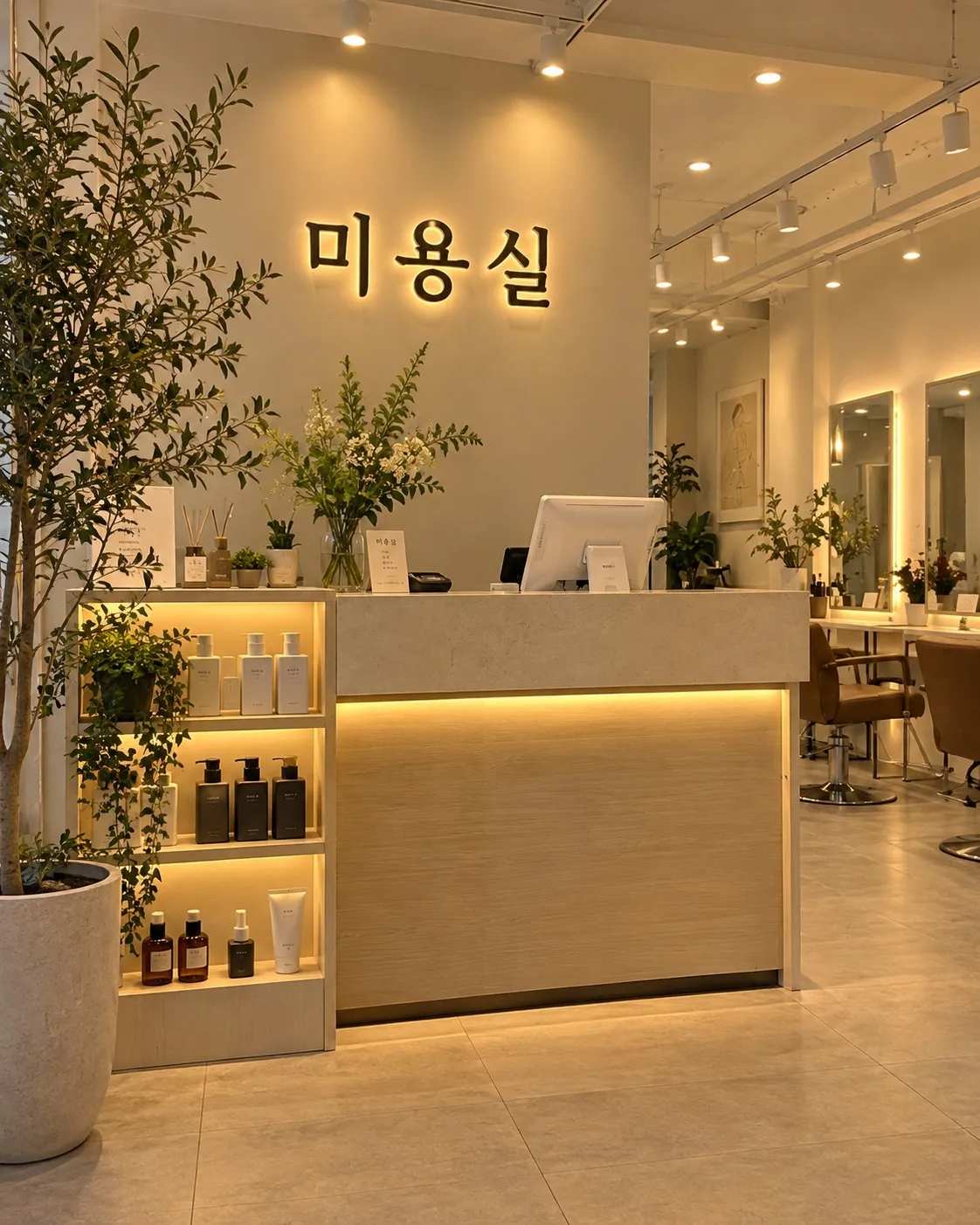 로컬 4대 허브 [샘플] 미용실 가게 4