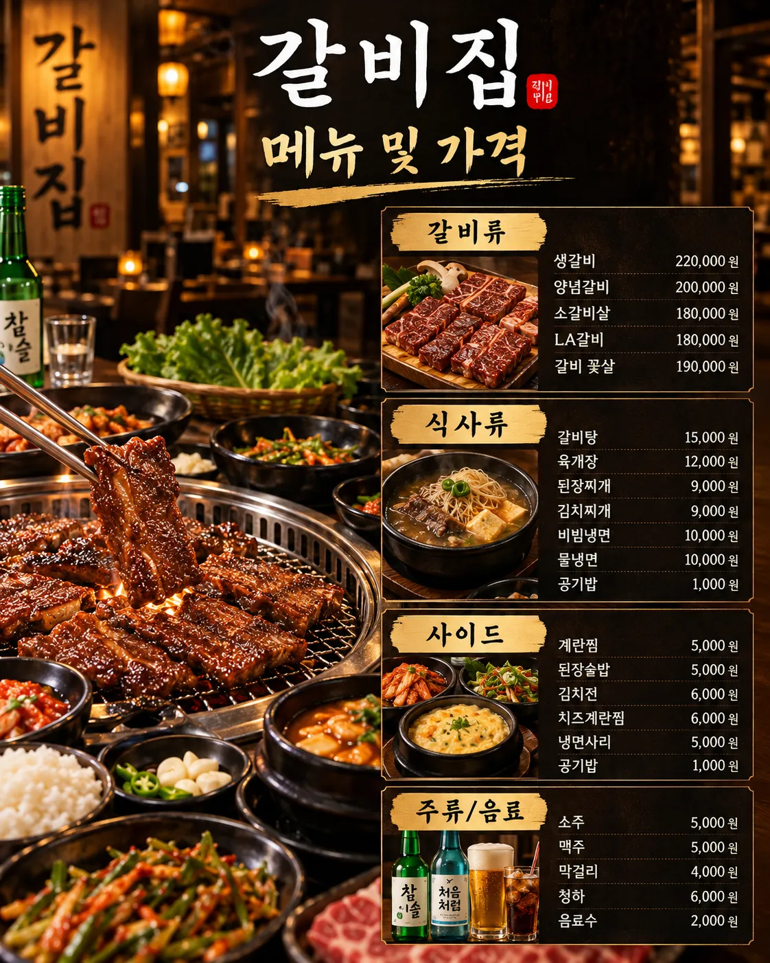 로컬 4대 허브 [샘플] 갈비집가게 5