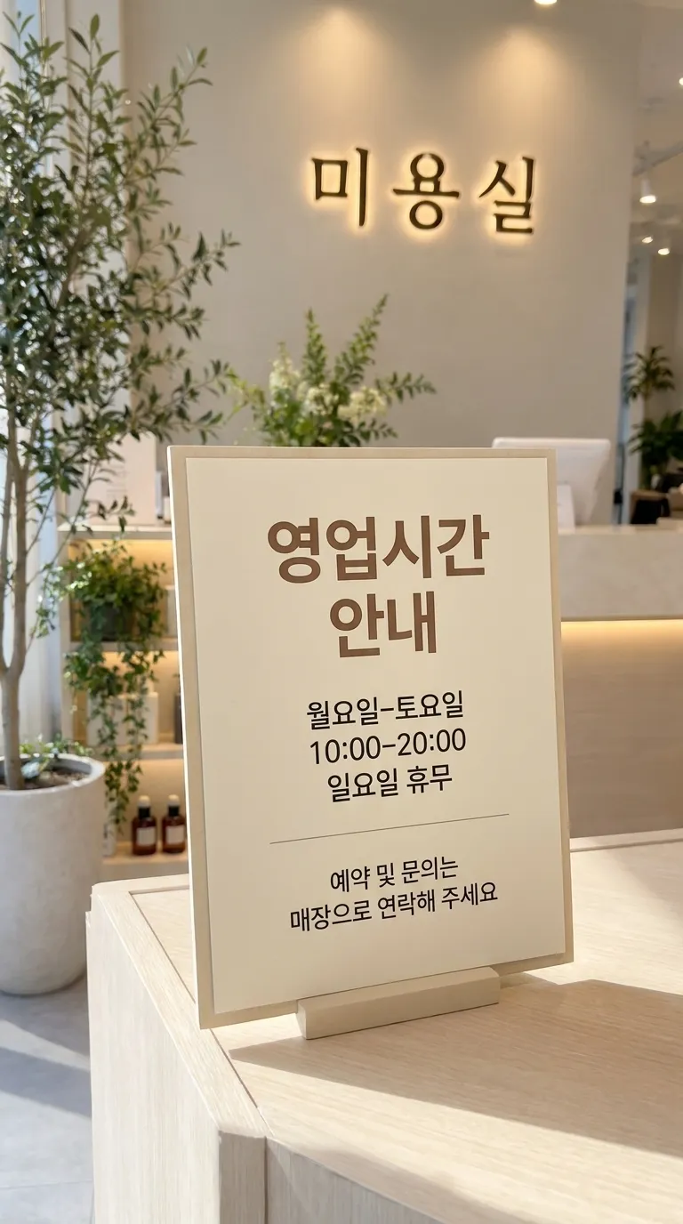로컬 4대 허브 [샘플] 미용실 가게 6