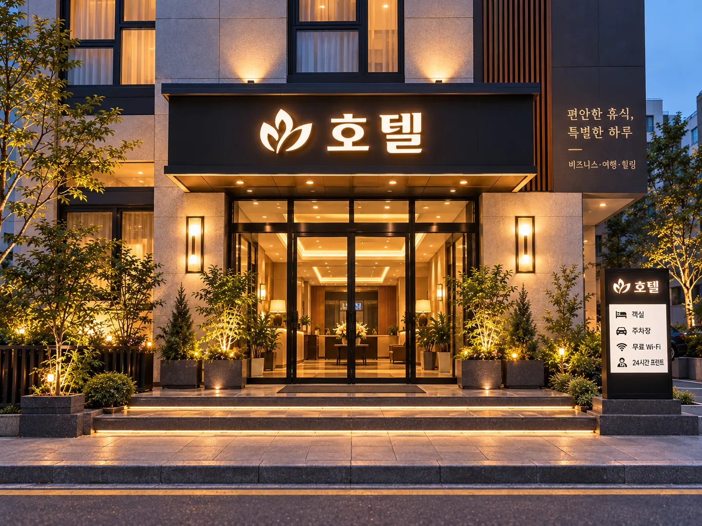 로컬 4대 허브 [샘플] 호텔