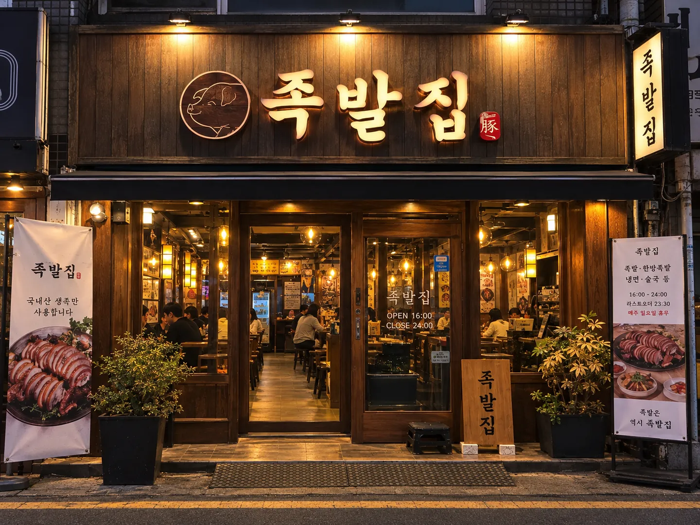 로컬 4대 허브 [샘플] 족발가게