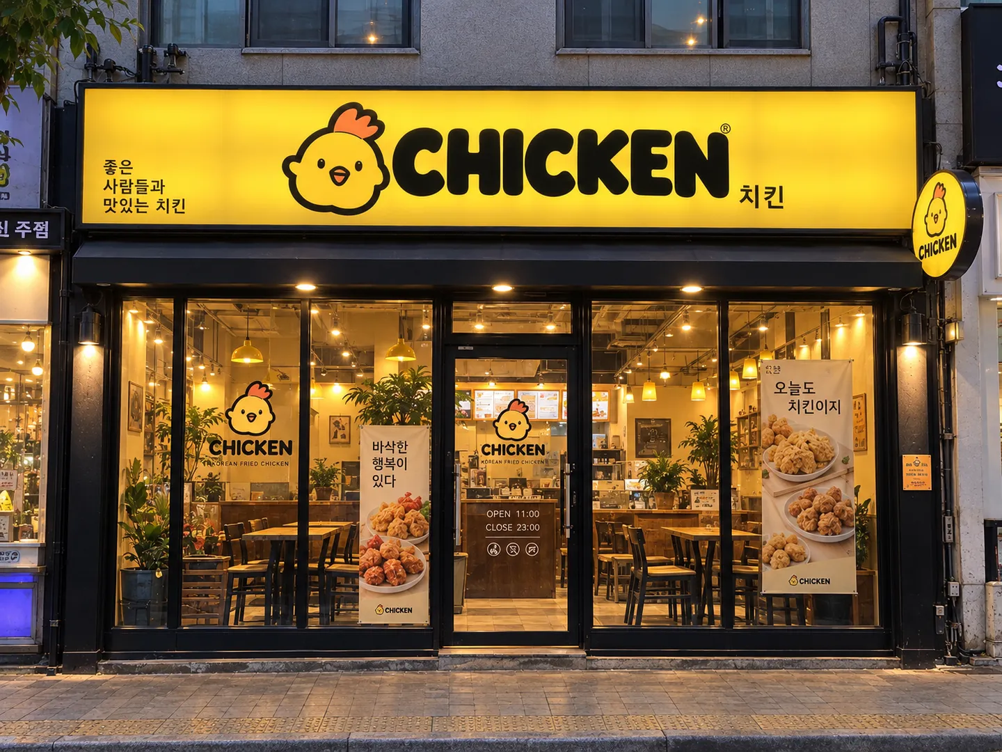 로컬 4대 허브 [샘플] 치킨가게