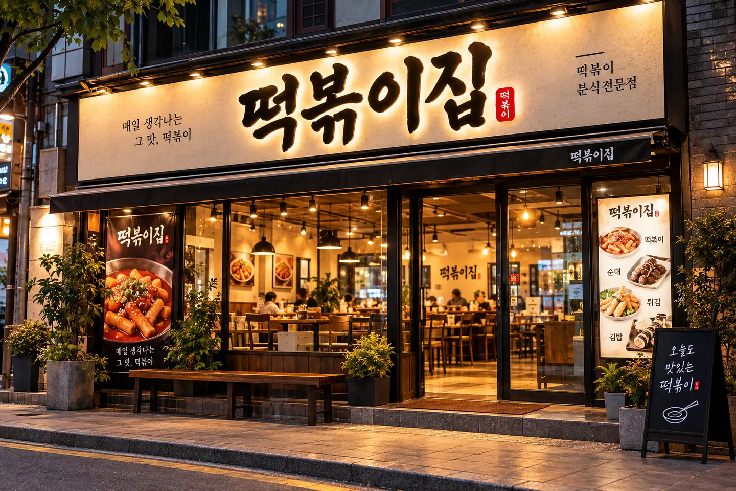 로컬 4대 허브 [샘플] 떡볶이가게