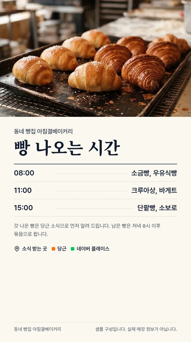 로컬 4대 허브 [샘플] 빵집 6